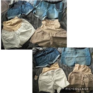 4 Pairs Maternity Shorts